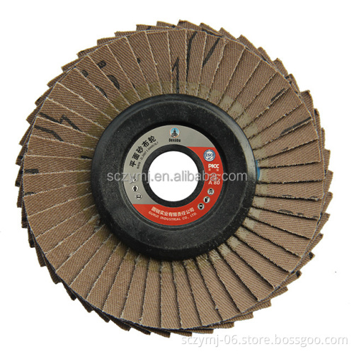1-Year Round Fiberglass Non-Woven Surface Conditioning Flap Discs - 500pcs: Coarse, Medium, and Fine Grades